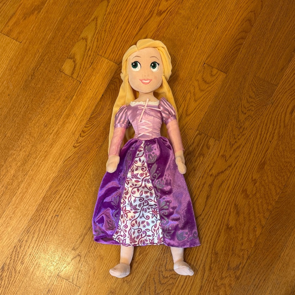 Disney Rapunzel Plush Doll in Purple and Blonde